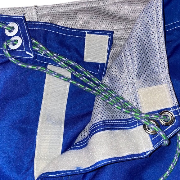 Mens Board Shorts Rip Curl Size 32 Blue and Silver - Picture 6 of 7